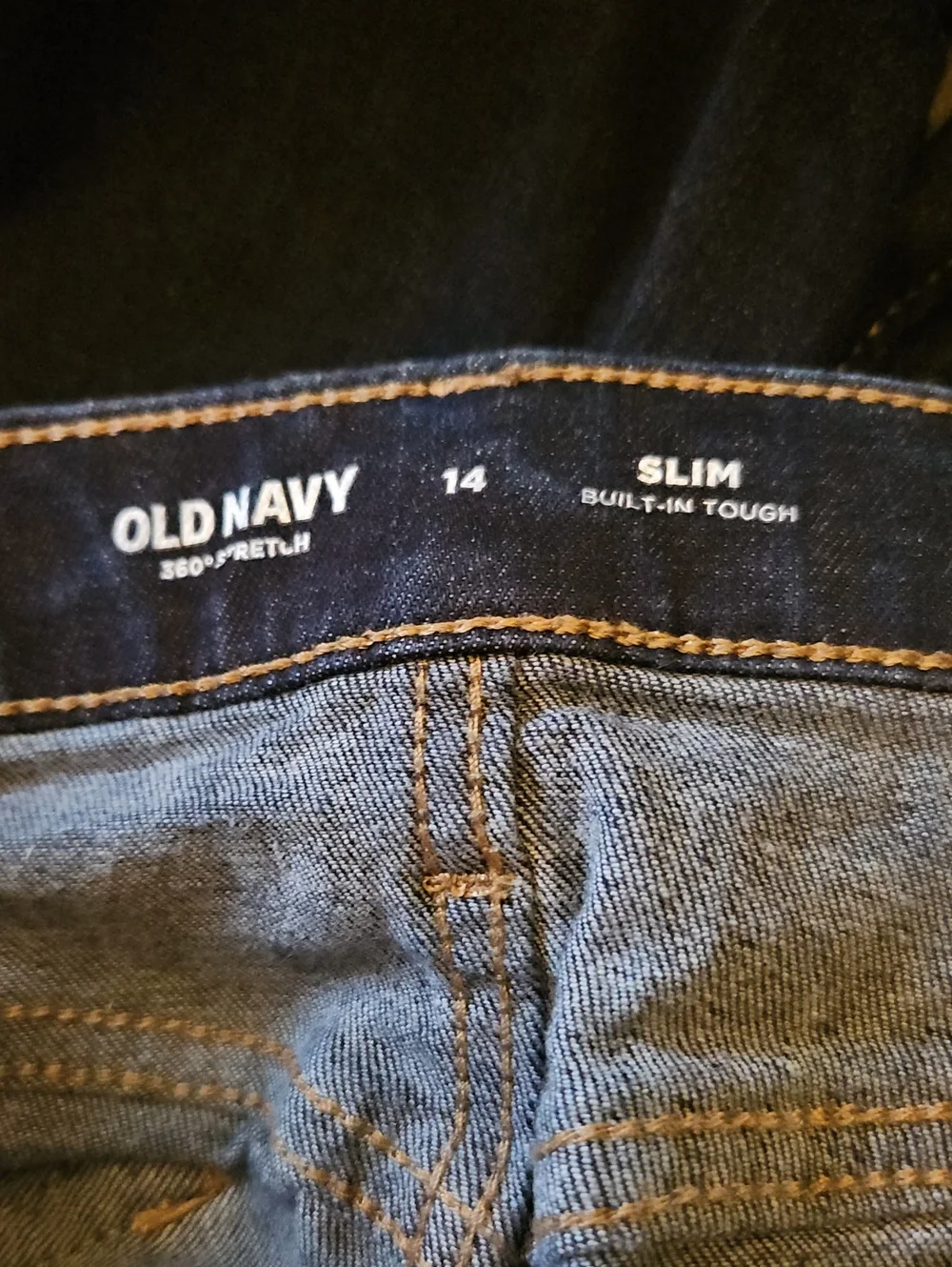 Boys Old Navy Dark Blue Slim Fit Jeans. #311